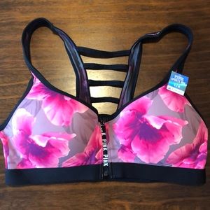 Victoria’s Secret PINK floral sports bra | L